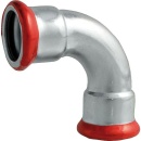 Eurotubi C-Stahl Pressfitting Bogen 90° (i/i) 15 mm...