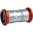 Eurotubi C-Stahl Pressfitting M-Kontur Muffe (i/i) 42 mm NEU