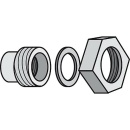 Fitting set 11/4"" Nickel-plated brass union nut 11/2"" Seal and insert 11/4!IG NEW