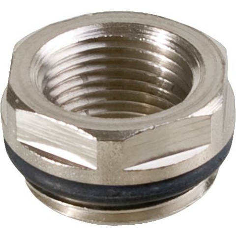 Riduttore 1/2""x 1/8"" Ottone nichelato con O-ring NUOVO