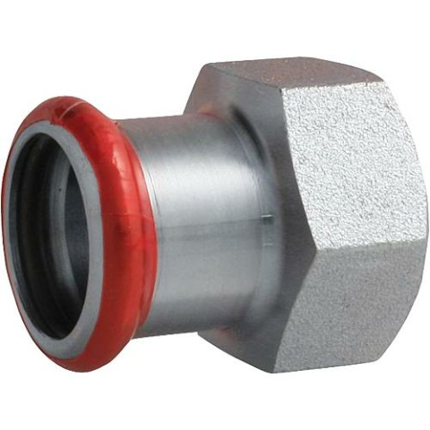 Eurotubi C-steel pressfitting M-contour transition sleeve IG 42x1 1/2`` NEW