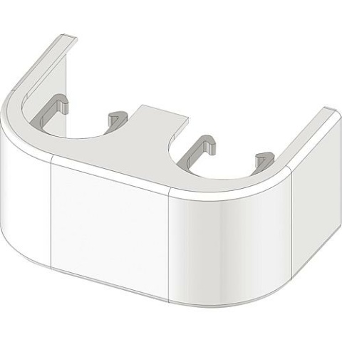 Rivestimento design Simplex cromato per HB DG F10095 a due tubi NUOVO