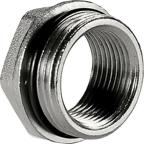 Ivar Reduzierstück mit AG-IG 1 1/4"" AG x 1/2"" IG vernickelt NEU