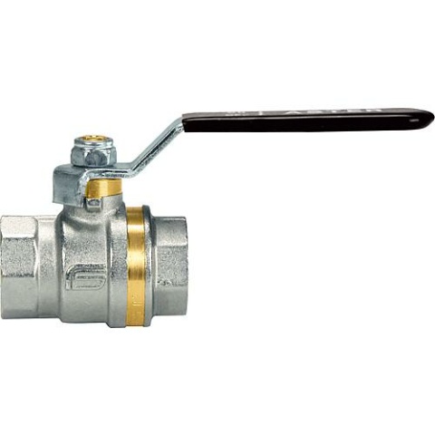 Effebi brass ball valve IG/IG 1/4"" with steel hand lever NEW