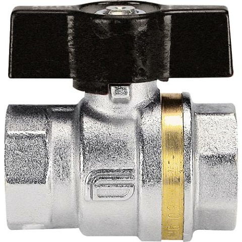 Effebi brass ball valve IG/IG 1"" with aluminium wing handle NEW
