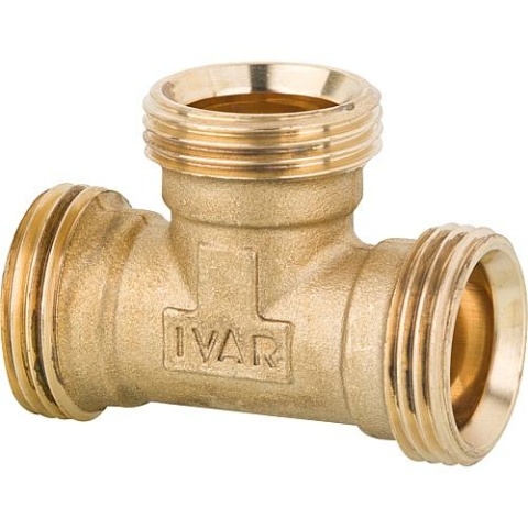 Ivar T-piece AG x AG x AG 3 x Eurok brass blank NEW