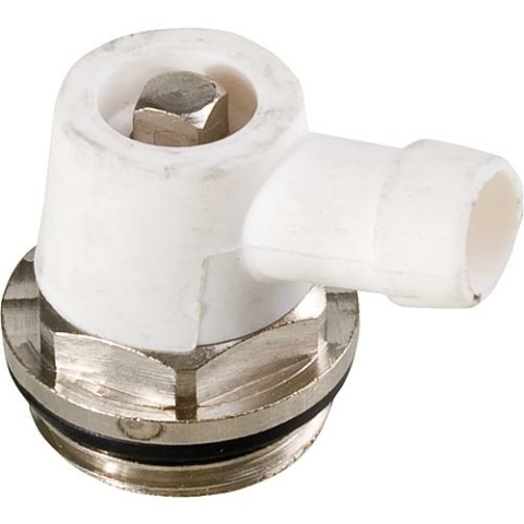 Robinet de vidange rotatif 3/8 laiton nickelé,joint EPDM Joint silicone rotatif NOUVEAU