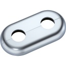 Megaro single rose type Milan chrome glossy 16 mm NEW