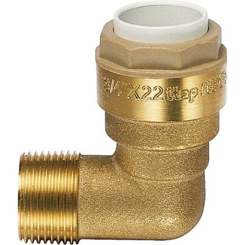 Itap push-fit fitting Itap-Fit transition angle, 14mm x 1/2"" AG NEW