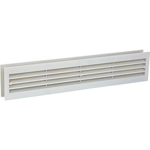 Upmann plastic ventilation grille Colour aluminium Installation dimensions 434 x 90mm 50606 NEW