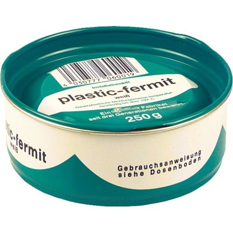 Fermit Installationskitt Plastik-Fermit [weiß] 250g Dose 6001 NEU