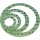 Köro Asbestos-free flange gaskets DIN 2632 DN 80, 80x138 mm NEW