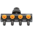 Claber 4-Wege-Verteilerventil IG DN20 (3/4""), regulierbare Wassermenge NEU