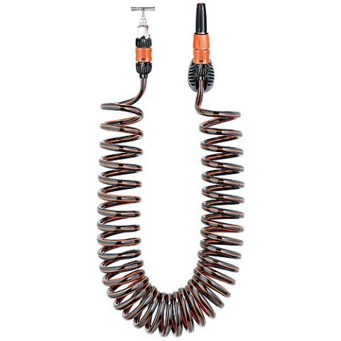 Zestaw węży spiralnych Claber 10 m ze strzykawką i kranem DN20 (3/4"") NOWOŚĆ