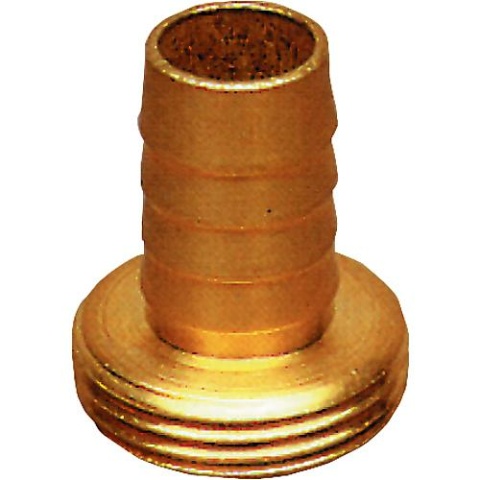 1/3 racor para manguera parte macho, junta plana AG R 1"" AG x 3/4"" Ojal NUEVO