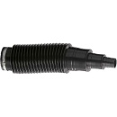 Flexible extractor pipe connection with hose clamp NW...