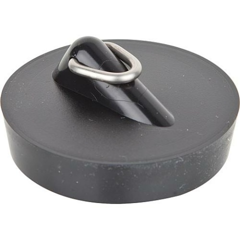 Valve plug with triangular bracket, upper Ø 43.5 mm, bathtub valve, black NEW