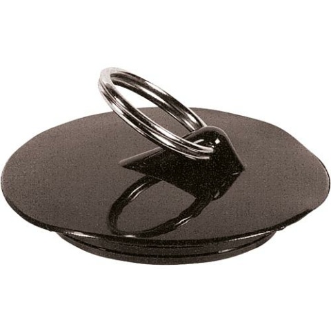Valve plug with large split pin ring for 45,5mm drain valves black NEW
