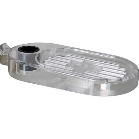 Jabonera Evenes para barra de ducha Ecrus, plástico ABS NUEVO