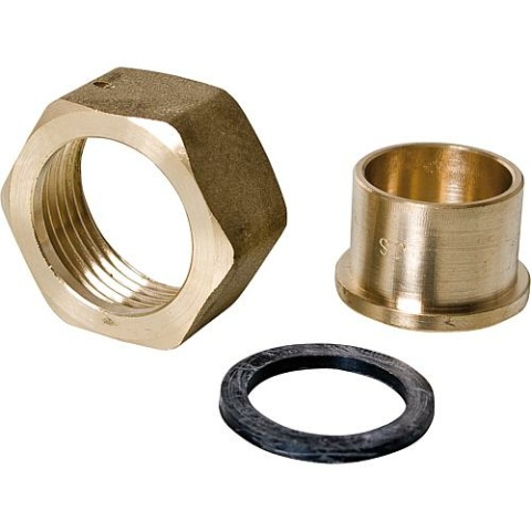 Zamki Złącze śrubowe do lutowania z uszczelką 3/4""x 18mm Licznik natynkowy 1/2"" Ms. blank 1 sztuka !!! 22481800 NOWOŚĆ