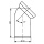 Sanitärtechnik Eisenberg WC connection piece DN100 45°, white NEW