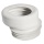 WC connection eccentric Ø 100 x 100 mm Colour: White NEW