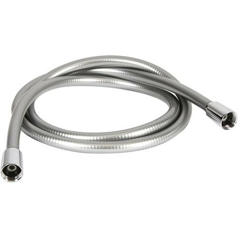 Evenes Brauseschlauch silverline DN15-2000 mm silber-hochglänzend beidseitiger Drehwirbel NEU