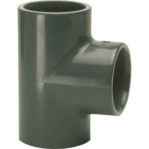 Bänninger PVC-U - Adhesive fitting T-piece, 20 mm, adhesive socket on all sides 621.20.01.20 NEW