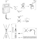Set di guarnizioni Mepa con contenuto: O-ring, guarnizione a labbro, guarnizione di scarico 590741 NUOVO