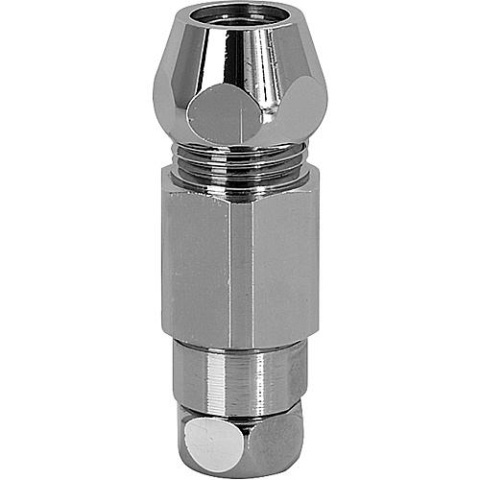 Backflow preventer DN10 (3/8"") ÜWM 3/8"" x cross-lock 10mm chrome-plated brass 452540 NEW