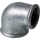 Hermann Schmidt Malleable iron fitting galvanised no.90R Elbow red. I/I 90° Ø 3/4"" x 3/8"" NEW