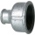 Hermann Schmidt malleable cast iron fitting, galvanised no. 240 Reducing socket, Ø 3/4"" x 1/2"" NEW