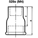 Hermann Schmidt gietijzeren fitting gegalvaniseerd nr. 529A Verlenging, Ø 1/2"" NIEUW