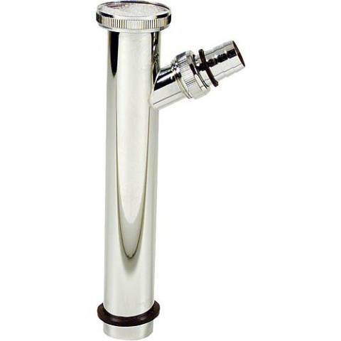 Chromowana mosiężna rura regulacyjna 45° 32 x 200 mm, ze złączem śrubowym 3/4"" NOWOŚĆ