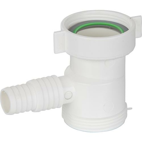 Connection piece 11/2"" PP with hose connection NEW