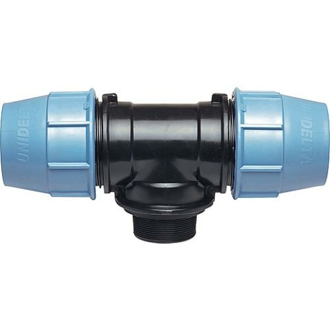 Unidelta clamp connector T-piece, overlap Type-PTA 32 x 1"" x 32 13113203 NEW