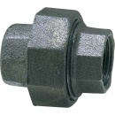 Hermann Schmidt malleable cast iron fitting, black union...
