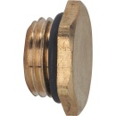 Aftapplug met O-ring Afwerking: messing 1836 1/4"...