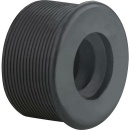 Haas Gummi-Nippel schwarz für Siphonrohr 57 x 32mm...