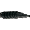 Flexible extractor pipe connection with hose clamp NW...