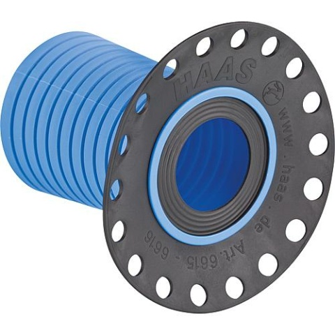 Douille de construction Haas pour fuites DN20 (3/4"") couleur bleu NEUF
