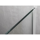 Evenes kabina prysznicowa szklana Jarama z profilem ściennym + drążek okrągły 1380x2000x8 mm sitodruk Jarama ETC NOWOŚĆ