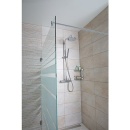 Evenes Système de douche Nestos douchette à main, pomme de douche Ø 190 mm et mitigeur chromé NEUF