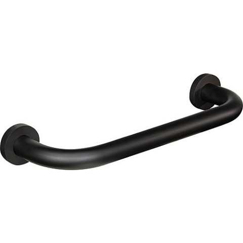 Evenes asa de baño Eldrid nero L=343 mm latón negro NUEVO