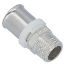 Comisa press fitting for MSVR transition AG, tin-plated, 20x2mm - 3/4"", TH contour NEW