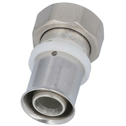 Comisa pressfitting for MSVR screw connection, flat, tin-plated, 16x2 - 1/2"" IG, TH contour NEW