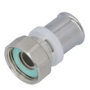 Comisa pressfitting for MSVR screw connection, flat, tin-plated, 16x2 - 3/4"" IG, TH contour NEW