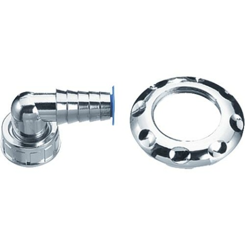 Otto Haas connection bracket for PE flush-mounted devices chrome-plated NEW