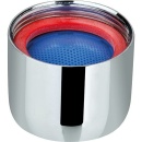 Evenes mixing nozzle with test mark chrome-plated, M22x1...