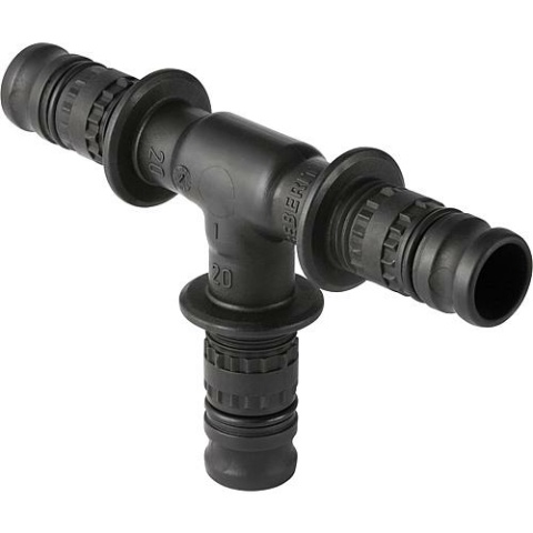 Geberit Mepla trójnik PVDF d16-16-16 G-kontur GE621310005 NOWOŚĆ